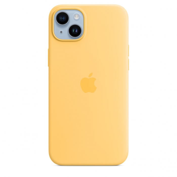 Coque en silicone avec MagSafe pour iPhone 14 Plus - Iris